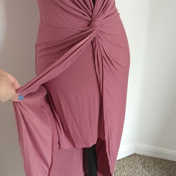 Plunging Knot Dress - Picture 5 of 5